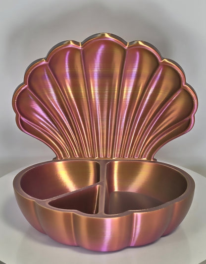 sea shell organizer 3 compartment